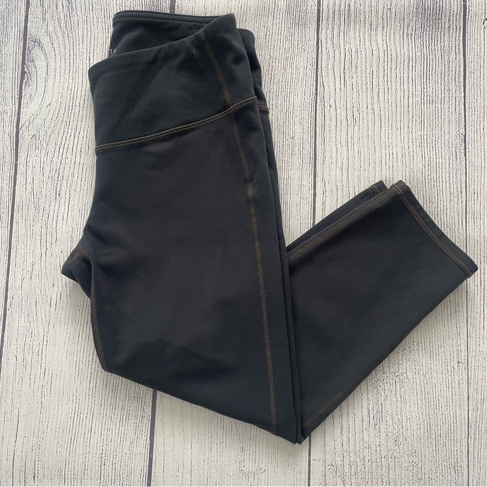 Athleta Blue Chaturanga Capri Crop Leggings Size Small
